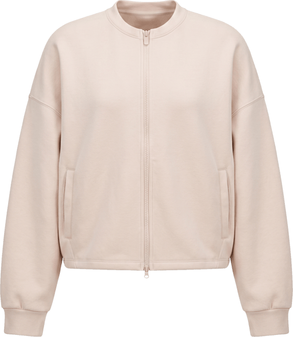 Nike 24.7 ImpossiblySoft Women's Dri-FIT Oversized Crew-Neck Full-Zip Top