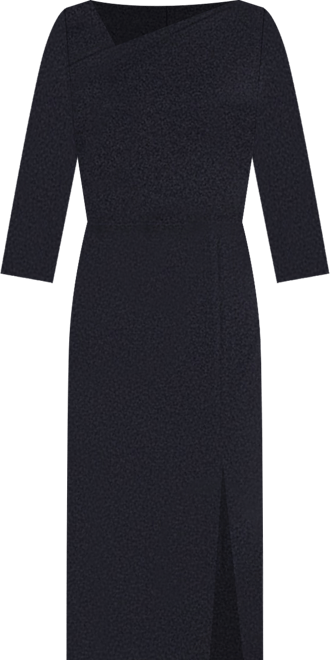 calvin klein black dress 3 4 sleeve Calvin Klein Women's Black 3/4-Sleeve Tulip Sheath Dress Size 8