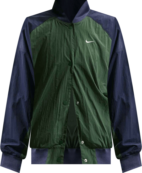 Nike Sportswear Chamarra universitaria oversized para mujer