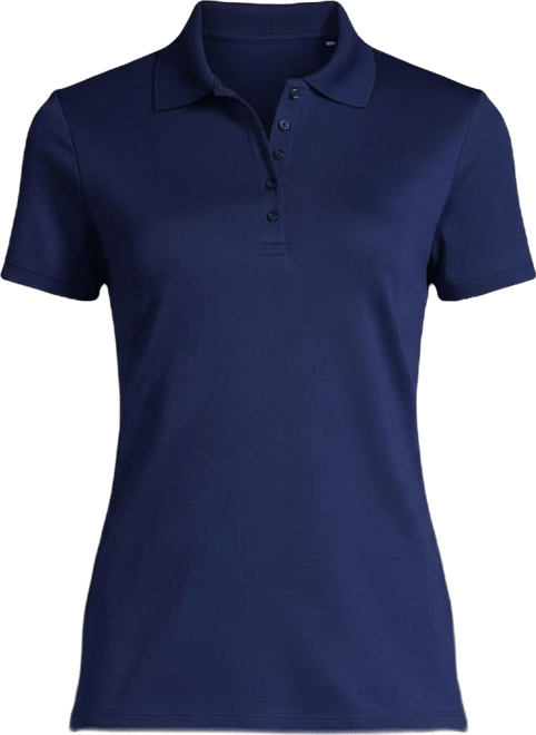 Lands' End Women's Supima Cotton Polo Shirt - Macy's