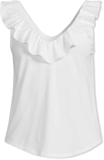 Plus Size Lightweight Jersey Tank Top