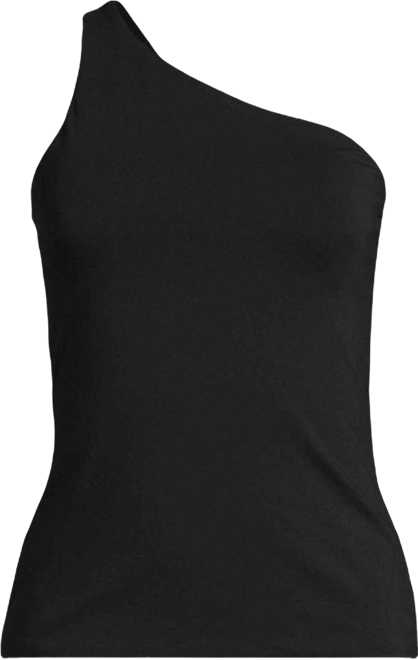 Plus Size Slender One Shoulder Top