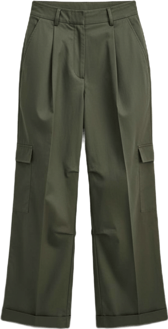 Women's Olive Barrel-Leg Pants, Macy's Exclusive