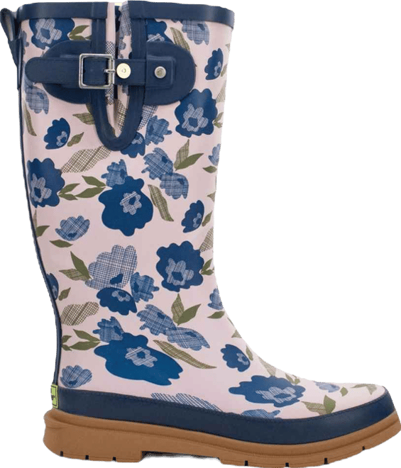 Women's Bold Blossoms Tall Rain Boot