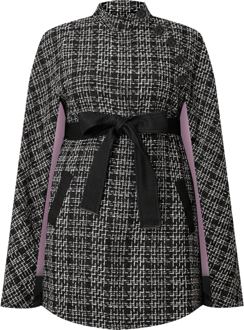 Plus Size Savile Row Cape Coat