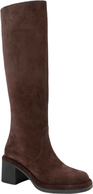 Women Fros Leather Knee High Boot
