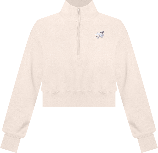 Nike Sportswear Women's Oversized Quarter-Zip Cropped Sweatshirt