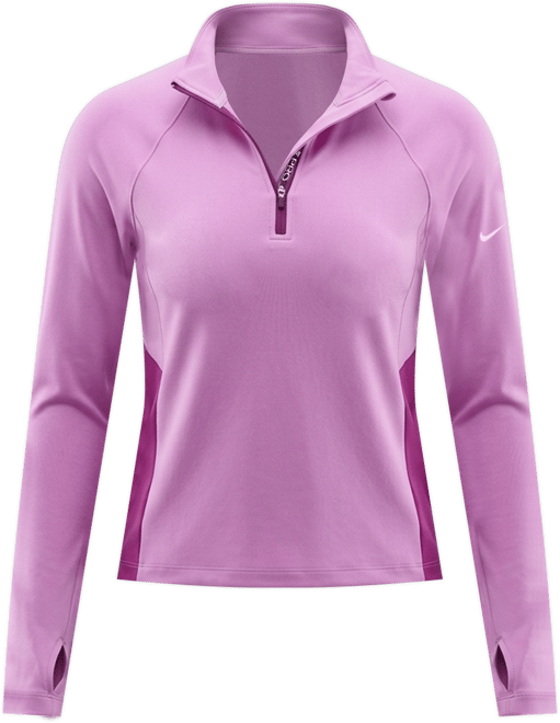 Nike Pro Big Kids' (Girls') Dri-FIT Half-Zip Long Sleeve