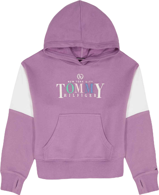 Girls' 7-16 Color-Block Popover Hoodie