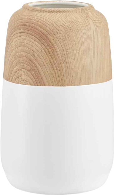 Nora Burk Two Tone Cylindrical Tabletop Vase