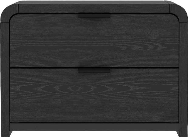 Grace 28" Wood 2-Drawer Nightstand