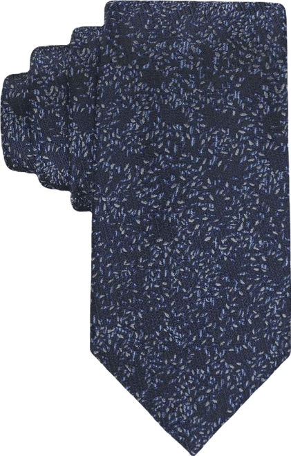 Men's Jean Floral Pattern Tie