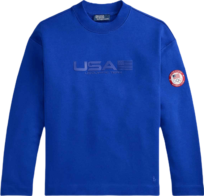 Men's Team Usa Mock Neck Sweatshirt