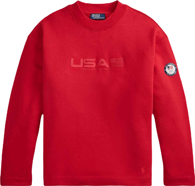 Men's Team Usa Mock Neck Sweatshirt