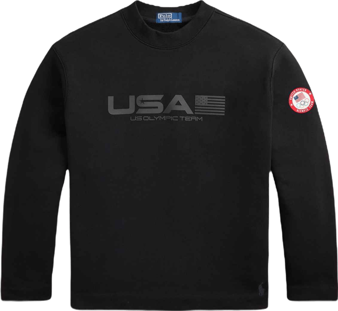 Men's Team Usa Mock Neck Sweatshirt