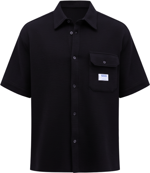 Hugo by  Men's Ebaffino Relaxed-Fit Short-Sleeve Shirt
