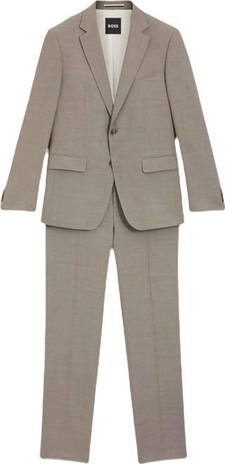 Boss by  Men's 2-Piece Micro-Patterned Stretch Cloth Slim-Fit Suit