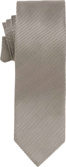 Boss by  Men's Jacquard Pattern Silk Slim Tie