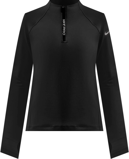 Nike Pro Older Kids' (Girls') Dri-FIT Half-Zip Long Sleeve