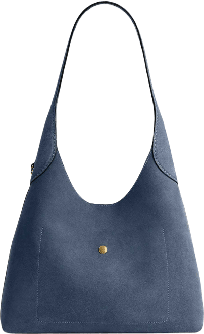 Brooklyn Medium Suede Shoulder Bag 28