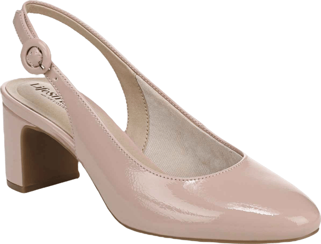 LifeStride Women's Tia Block Heel Slingback Pumps - Macy's
