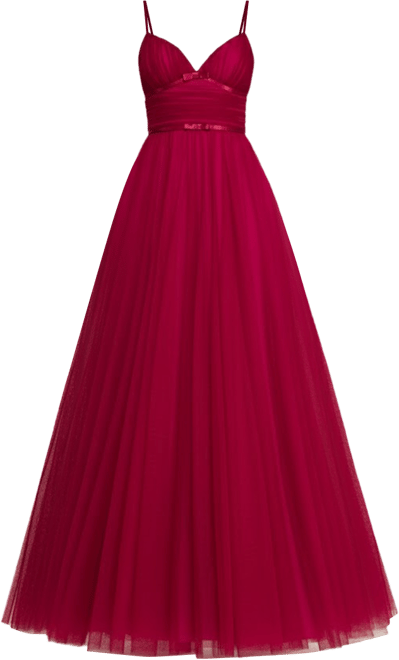 Women's Sweetheart Neck Long Dress