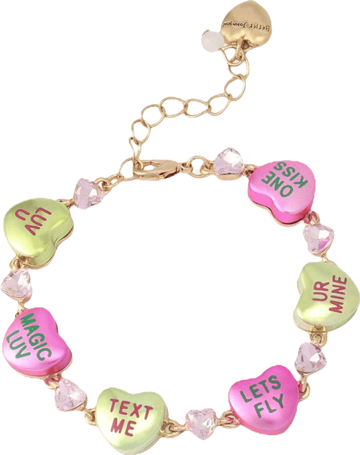 Faux Stone Sweetheart Strand Bracelet