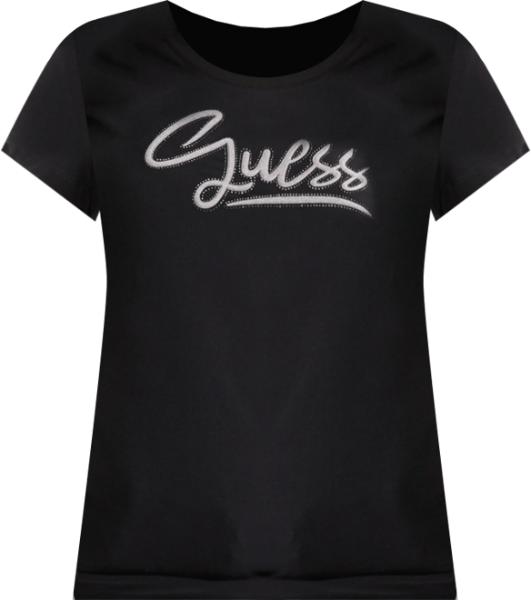 Women's Short-Sleeve Script-Logo T-Shirt