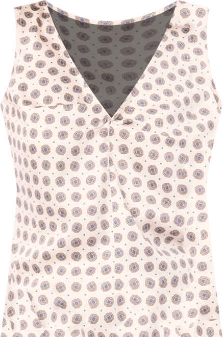 Women's Twist V-Neck Sleeveless Top