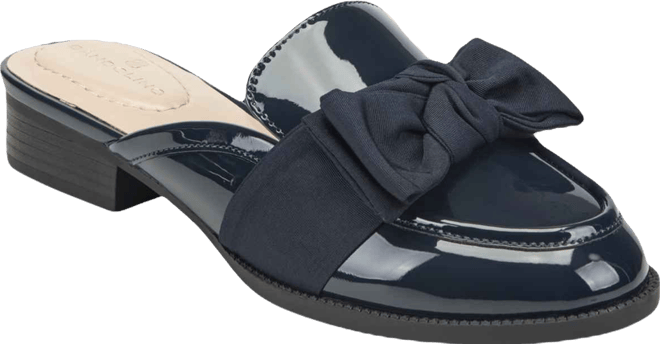 Women's Leilani Bow Slip-On Tailored Mule Loafers