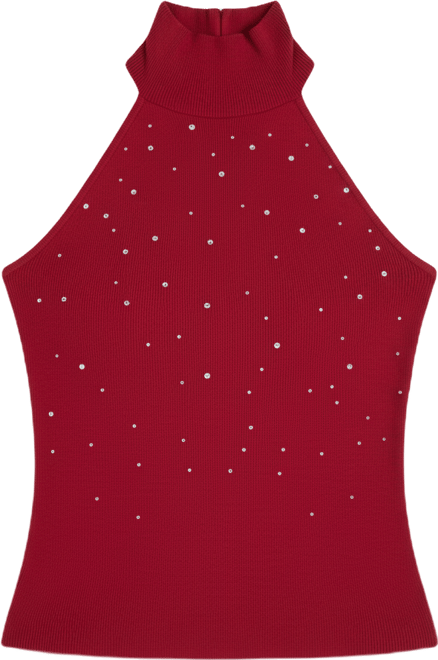 Women's Sleeveless Halter Neck Minara Hot Fix Top