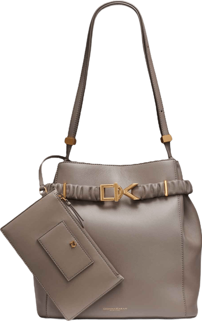 Gingham Medium Bucket Bag