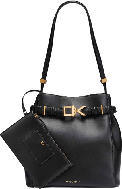 Gingham Medium Bucket Bag