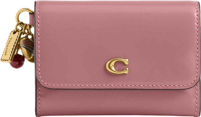 Essential Flap Card Case with Charms