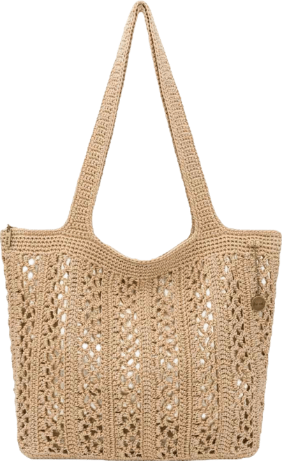 Classic Large Crochet Carryall Tote Bag
