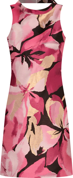 Women's Mock Neck A-Line Dress