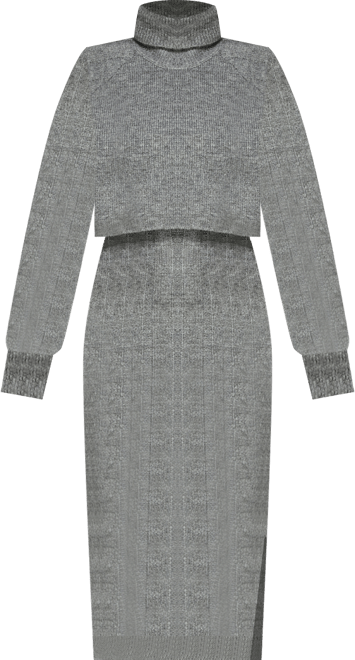 Juniors' Turtle Neck Sweater Dress