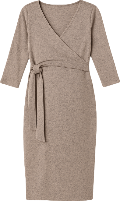 off shoulder sweater dress mini Off-the-Shoulder Mini Sweater Dress EGRET / L