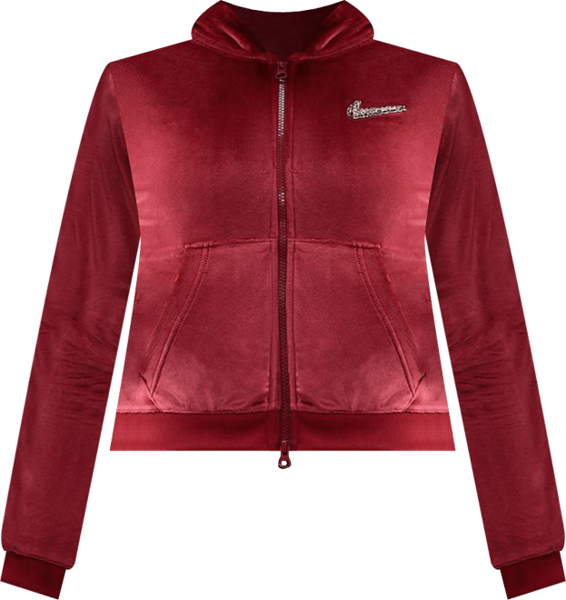 Nike Sportswear Damestop met rits over de hele lengte, capuchon en lange mouwen
