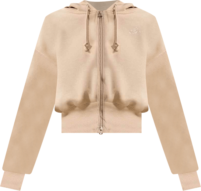 ナイキ スポーツウェア フェニックス フリース ウィメンズ ルーズ クロップド フルジップ パーカー