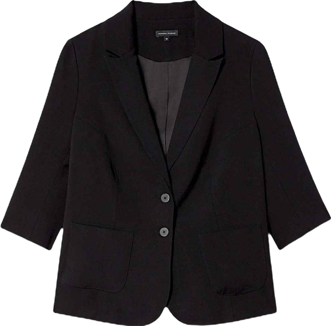 Plus Size Meg Double Luxe Short Blazer