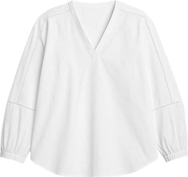 Plus Size Saint-Honore Poplin Blouse