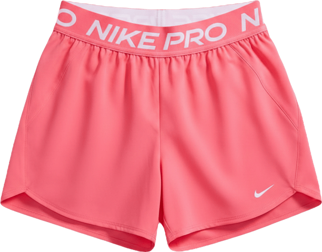 Nike Pro Women's Dri-FIT Mid-Rise Brief-Lined 3" Woven Shorts