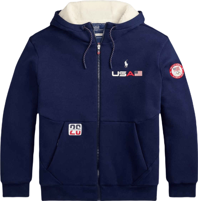 Men's Team Usa Fleece Full-Zip Hoodie