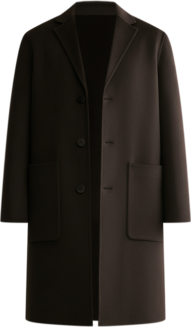 Men's Handmade Wool Coat