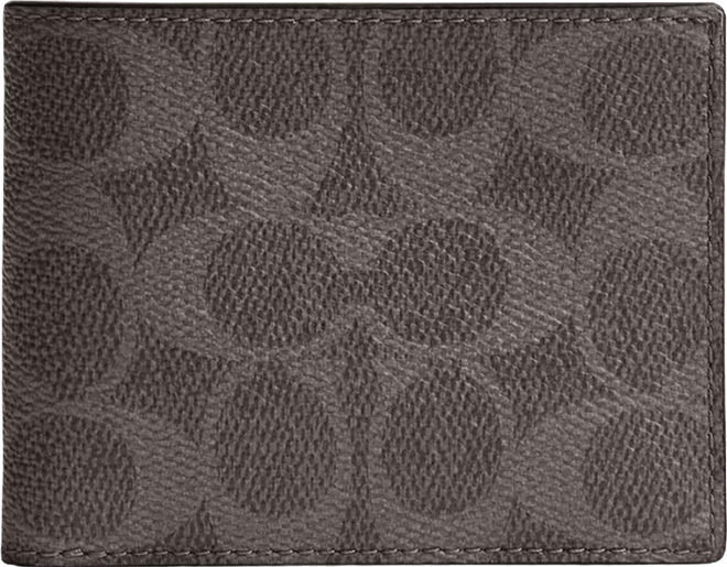 Men's Signature Canvas Slim Billfold Wallet