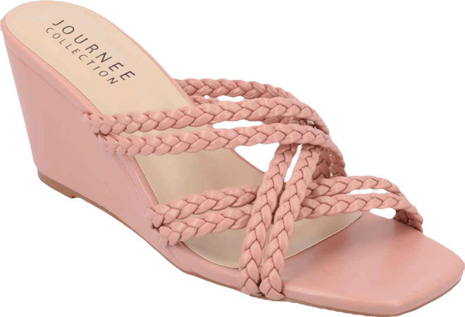 Women's Baylen Strappy Braided Wedge Sandals