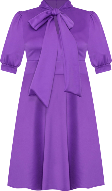 Plus Size Carina Donna Flare Dress w/ Pockets