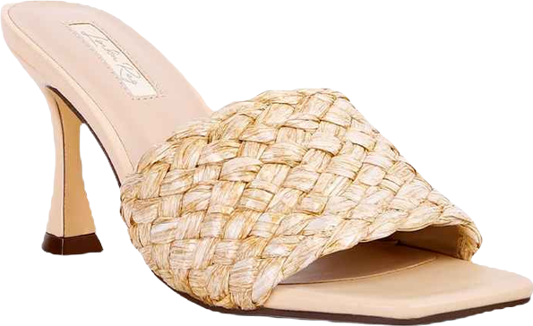 Womens Ny Tour Braided Strap Heel Sandals