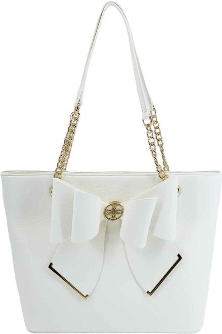 Aubrey Bow Large Tote Bag